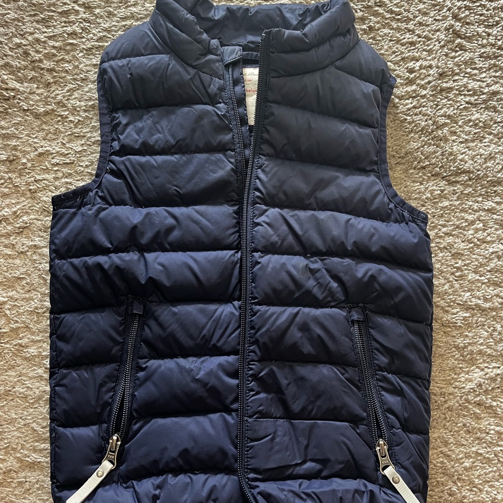 Kids Hanna Andersson Sleeveless Puffer Vest - Like New Size 120 Navy